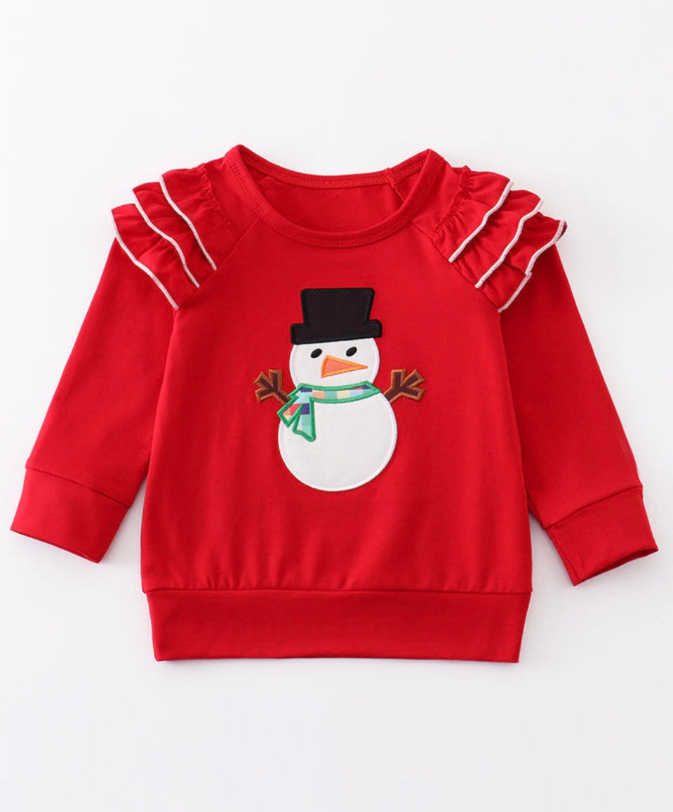 Girl Snowman Shirt