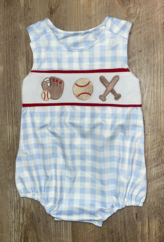 Boy Baseball Romper