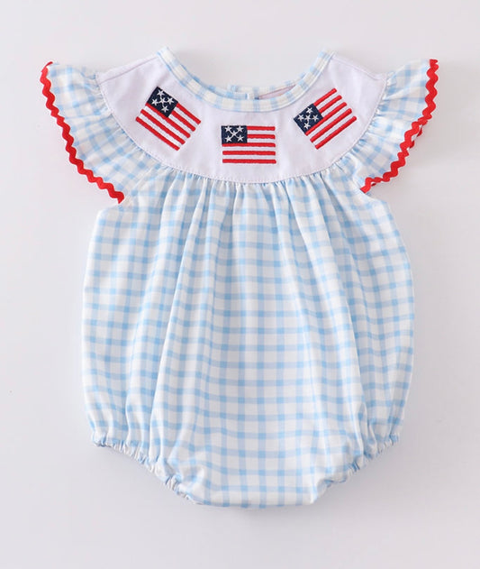 Girl Patriotic Bubble