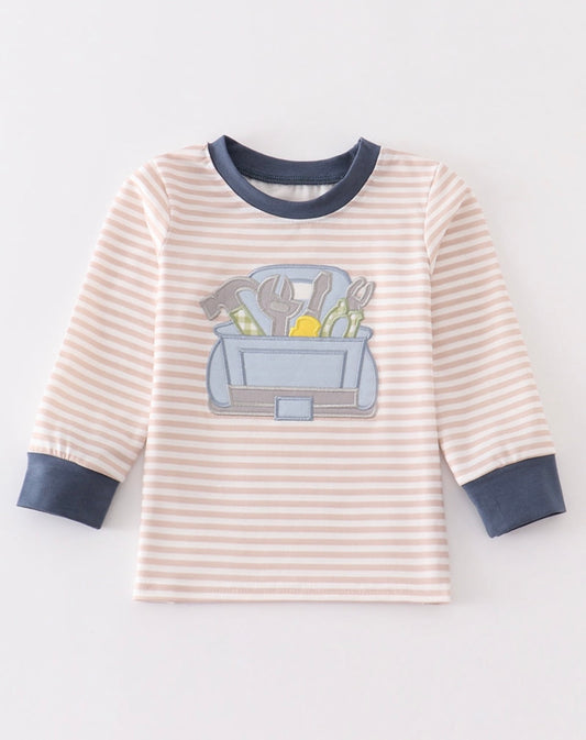 Boy Toolbox Appliqué Shirt