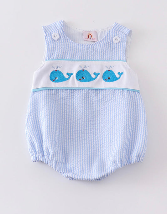 Boy Whale Romper