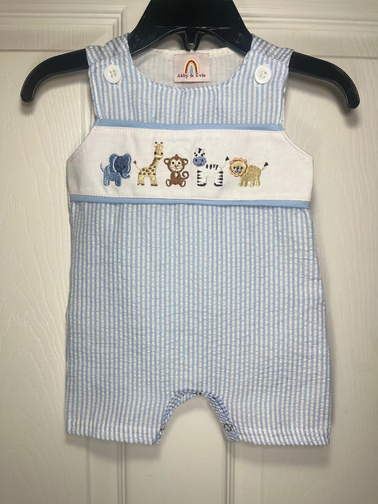 Boy Zoo Romper