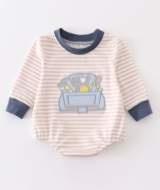Boy Toolbox Appliqué Bubble