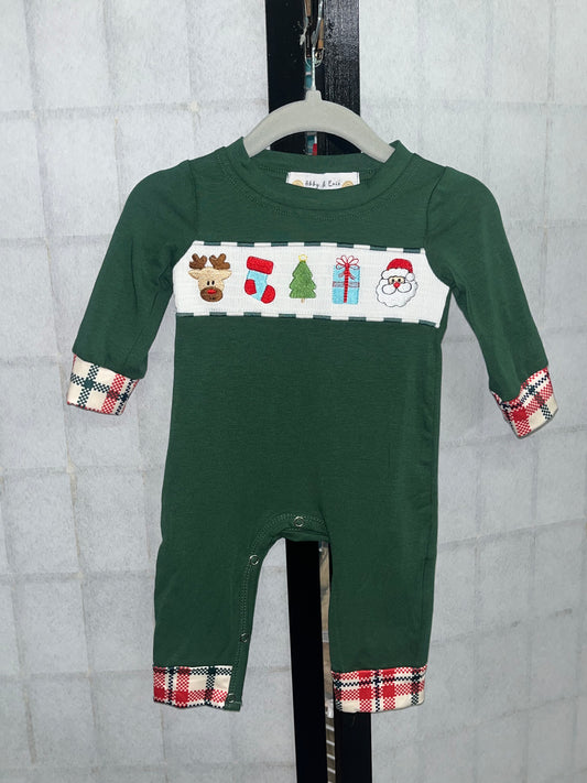 Boy Reindeer Santa Romper